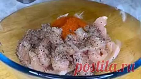 Пикантная курица в кисло-сладком соусе 😍