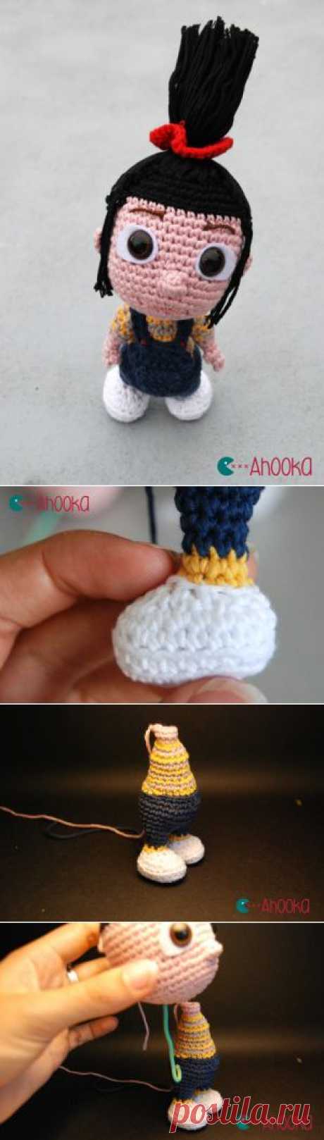 Agnès (moi, moche et méchant) au crochet &amp;#8211; modèle gratuit [amigurumi]
Агнес (без перевода)