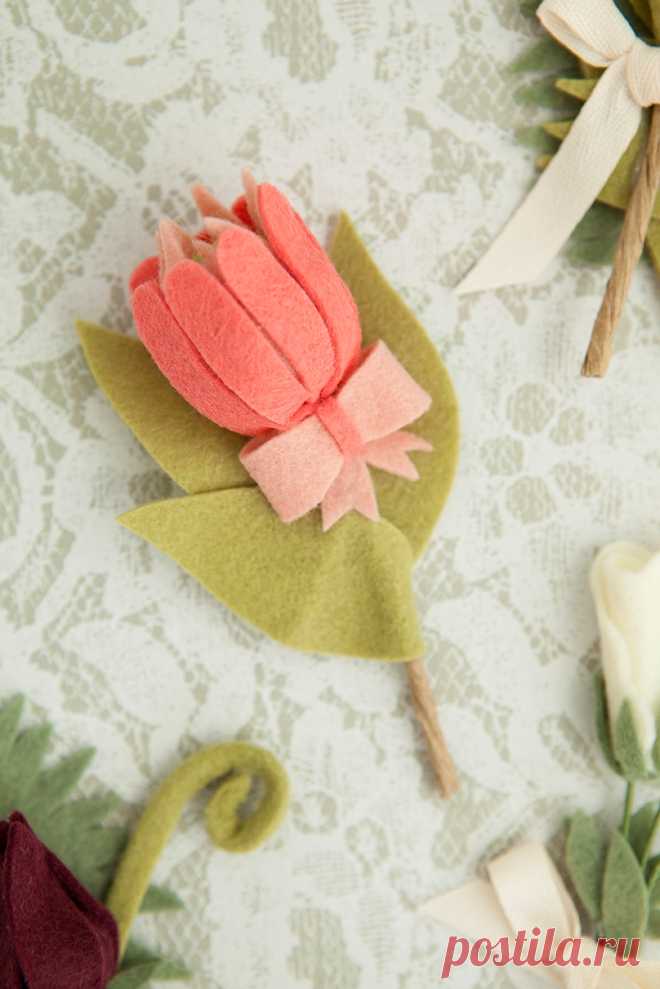 felt boutonniere diy - Поиск в Google