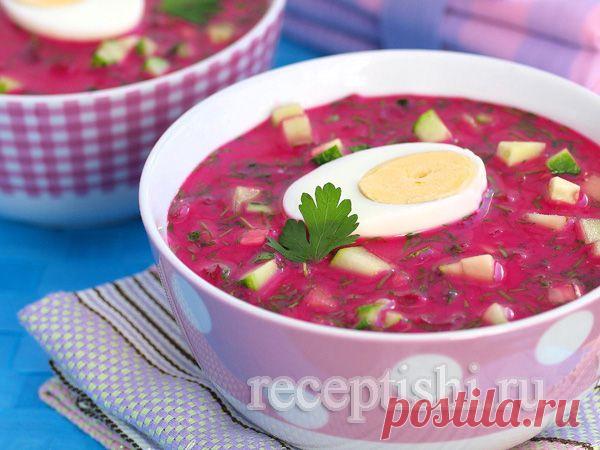 Холодник (хладник) со свеклой | Кулинарные рецепты с фото на Рецептыши.ру