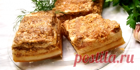 Приспособилась готовить сало в пакете: Вкуснее чем в рассоле и посуда не нужна, без варки, жарки, переворачивания +✔️Полезные советы. | Готовим с Калниной Натальей | Дзен