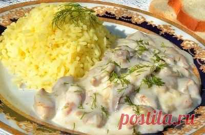 Курица в молочно - чесночном соусе - ЖУРНАЛ СО ВКУСОМ
