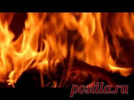 Best 4 hours fireplace HD video, romatic relaxing fire with natural sound - YouTube