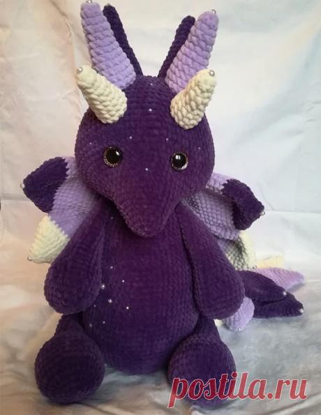 Жемчужный дракон Энигма крючком. Амигуруми схемы и описания. Автор: Виктория Макарова | IRINELY.ART