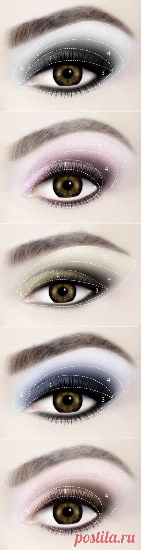 Схемы &quot;Smokey eyes&quot;