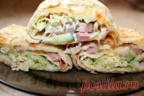 рулет из лаваша