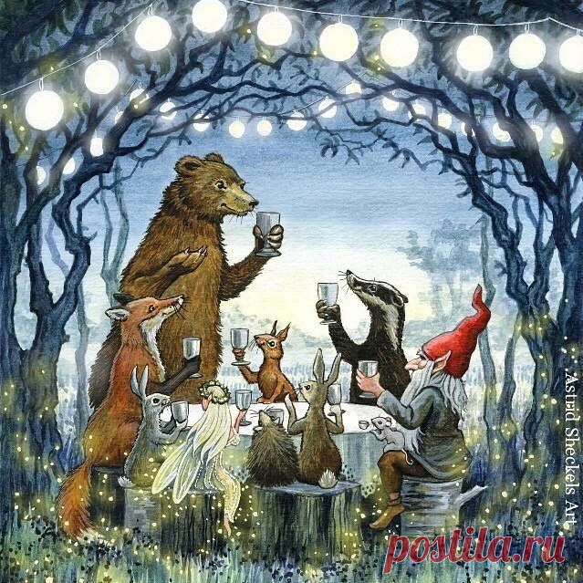 Художник-иллюстратор Astrid Sheckels