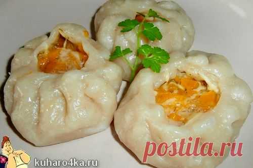 Хозяюшка. Кушать подано! - Открытые манты с тыквой