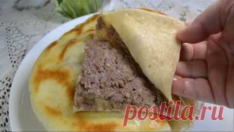 ВИЗИТКА КАВКАЗА❤️ХЫЧИНЫ С МЯСОМ😍ЛУЧШИЙ РЕЦЕПТ
