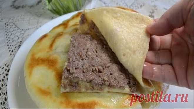 ВИЗИТКА КАВКАЗА❤️ХЫЧИНЫ С МЯСОМ😍ЛУЧШИЙ РЕЦЕПТ
