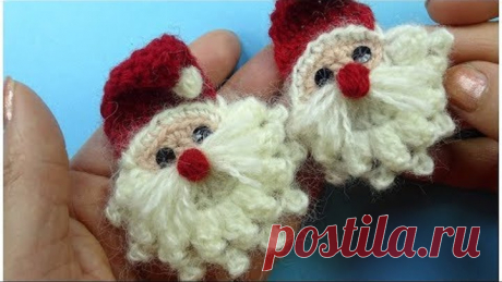 СУПЕР ПРОСТОЙ ДЕД МОРОЗ крючком вязание How to crochet Santa Claus
