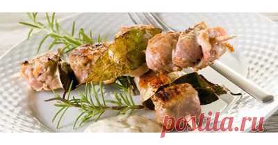 Приготовление шашлыка в зеленом чае