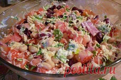 Рецепты Вкусных Домашних Блюд: Салат &quot;Обжорка&quot;