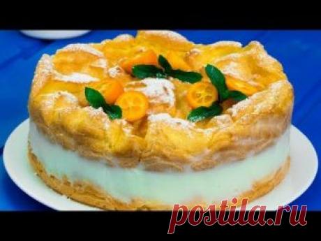 https://www.facebook.com/appetitno.tv/ Сложнее всего выждать 1 час, пока торт стоит в холодильнике! Самый большой торт-эклер ”Карпатка”! | Appetitno.TV Торт ...