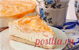 Бисквитный торт с творожно-сливочным кремом Счастье гурмана | Рецепты тортов, пошаговое приготовление с фото