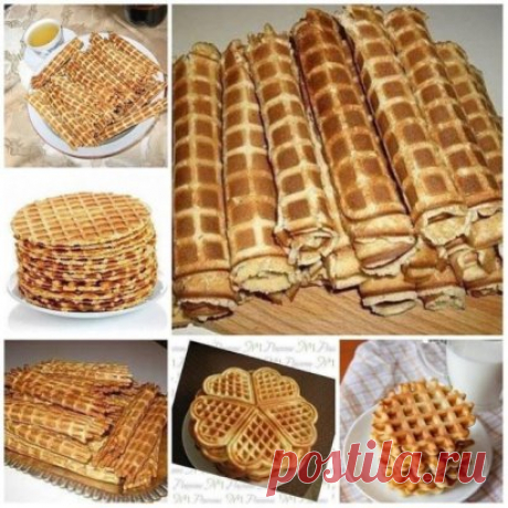30 Рецептов вафель для электровафельницы.