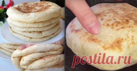 Пористые, мягкие и воздушные, полые внутри — Лепешки «Базлам» Готовить проще простого – попробуйте обязательно! Ингредиенты: мука – 1 кг., кефир – 400 г., вода – 400 г., дрожжи – 40 г., соль – 1 ч.л., сахар – 1 ч.л.,