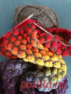 Babyteppe Kauni garn, Coin pattern