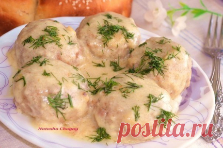 Нежные мясные тефтели в молочном соусе - дети обожают!