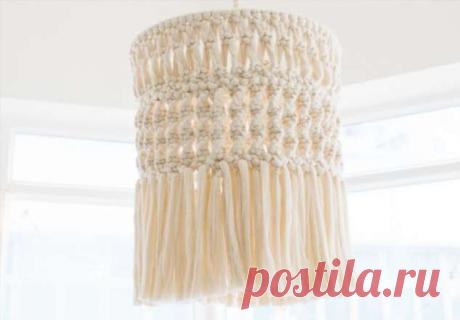 Стильная вещь для интерьера из обычной хлопчатобумажной веревки | Краше Всех