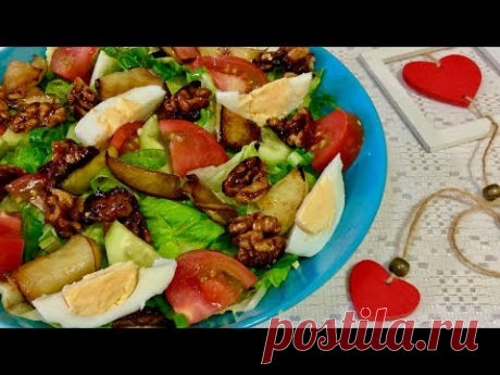 Этот салат нравится всем!!! Легкий овощной салат без майонеза! Рецепты овощных салатов.