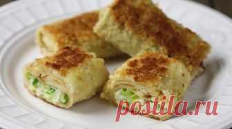 Пышные блинчатые пирожки