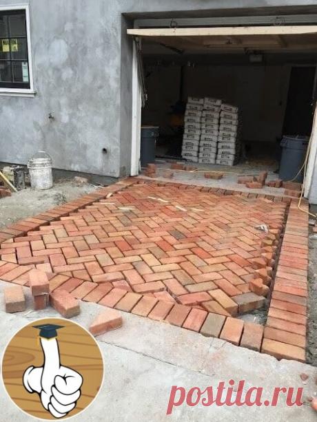 Как красиво выложить кирпич, разные варианты применения кирпича.