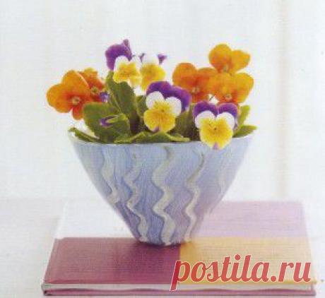 Анютины глазки из полимерной глины. Мастер класс. | Творческие мастер-классы по рукоделию и кулинарии.