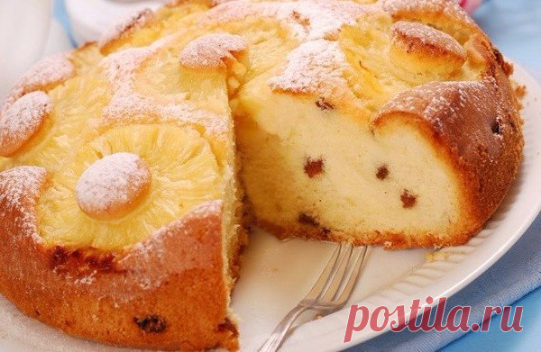 ТВОРОЖНАЯ ЗАПЕКАНКА С АНАНАСАМИ 🍍