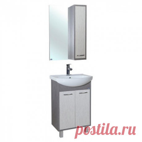 Комплект мебели Bellezza Смарт 50 орфео серый/орфео белый