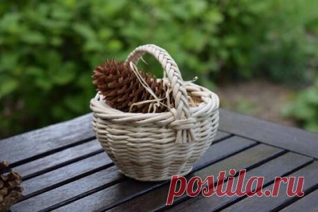 Мини-корзинка. Размер - детские ладошки )))