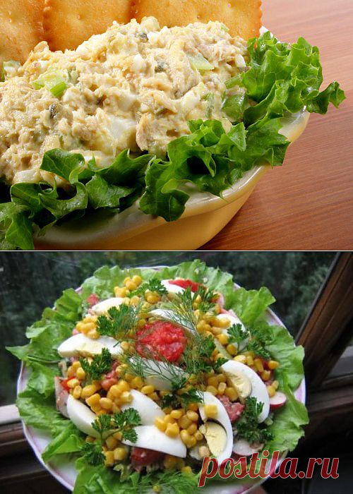 9 салатов со шпротами / Простые рецепты