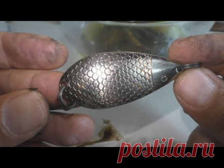 Как  удалить  ржавчину на блёснах. My fishing