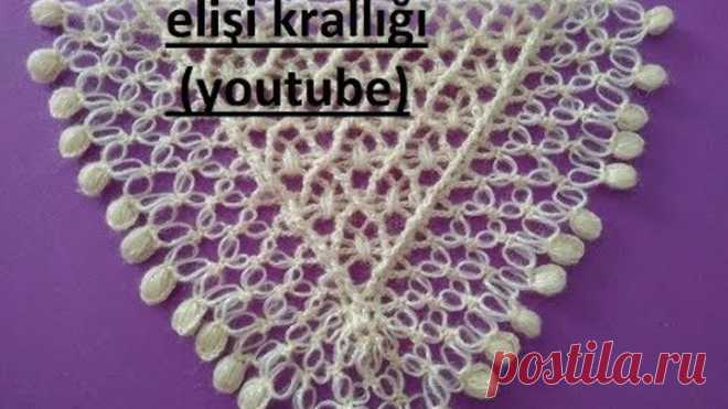 ÖRÜMCEKLİ YAZLIK ÜÇGEN ŞAL YAPILIŞI/SPIDER SUMMER TRIANGLE SHAWL CONSTRUCTION