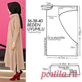 NEBİHAN AKÇA: Asimetrik Boğazlı Tunik-Panço