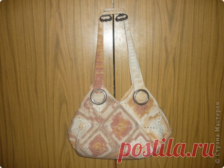 Вязание крючком - Летняя сумка по МК Голубки » Поиск мастер классов, поделок своими руками и рукоделия на SearchMasterclass.Net