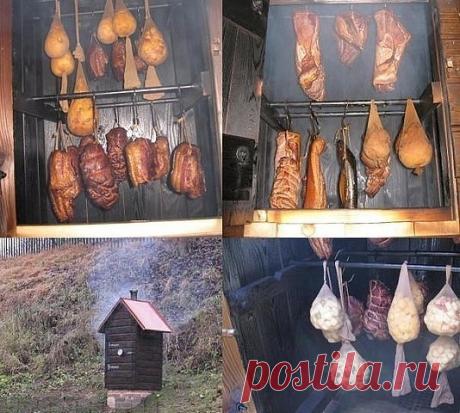 САМОДЕЛЬНАЯ КОПТИЛЬНЯ ХОЛОДНОГО КОПЧЕНИЯ