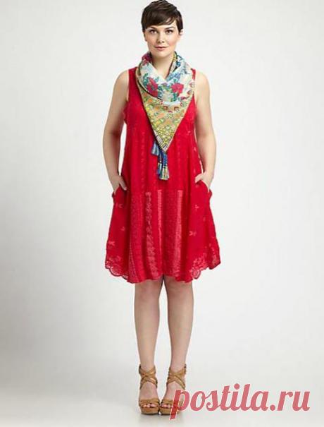 Каталог одежды больших размеров в стиле бохо-шик американского  Johnny Was. Осень-зима 2013-2014 - Полная модница