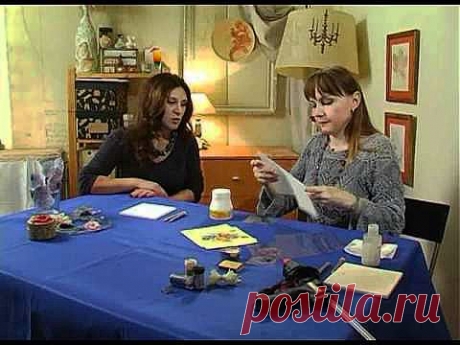 О технике Sospeso Trasparente в передаче &quot;Гостиная&quot;. - YouTube