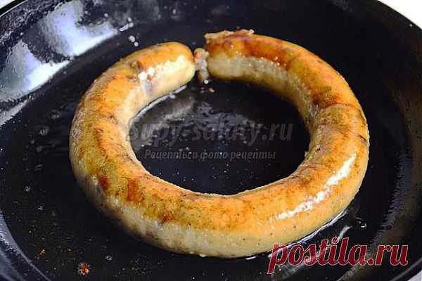 Картофельная домашняя колбаса. Рецепт с пошаговыми фото