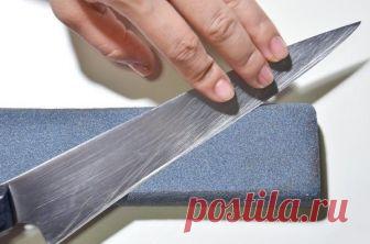 Острые ножи как бритва в домашних условиях. Как заточить нож просто и быстро?