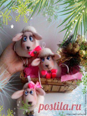 Шьем сувенирных ОВЕЧЕК к Новому году