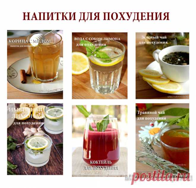 Напитки для похудения - девять лучших рецептов