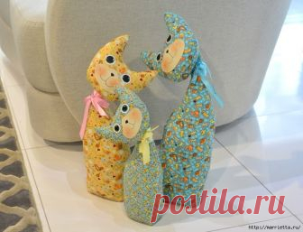 Трио котят. Выкройки игрушек