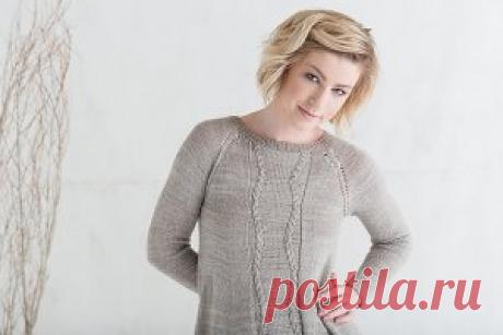 Джемпер с узором посередине переда Lenox - Вяжи.ру