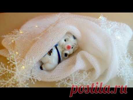 Белый палантин готов