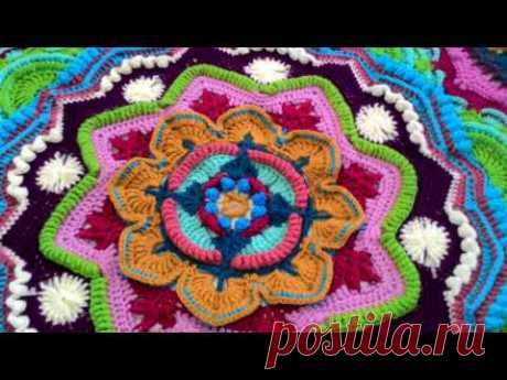 Mandala Madness 2016, плед готов!💖