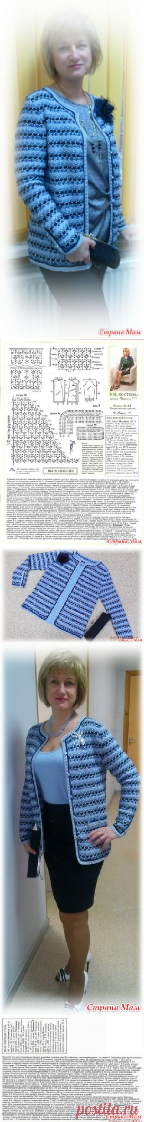 Жакет в стиле ШАНЕЛЬ (крючком) - Вязание - Страна Мам