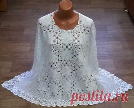 Туника мотивами &quot;Белоснежное чудо&quot;