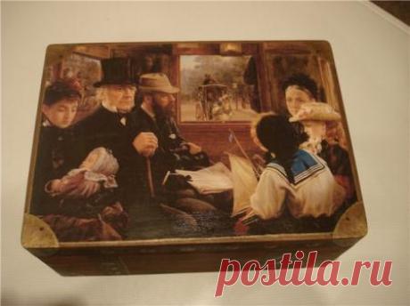 Декупаж - Сайт любителей декупажа - DCPG.RU | Шкатулка &quot;Дилижанс&quot; в стиле старого дорожного сундука